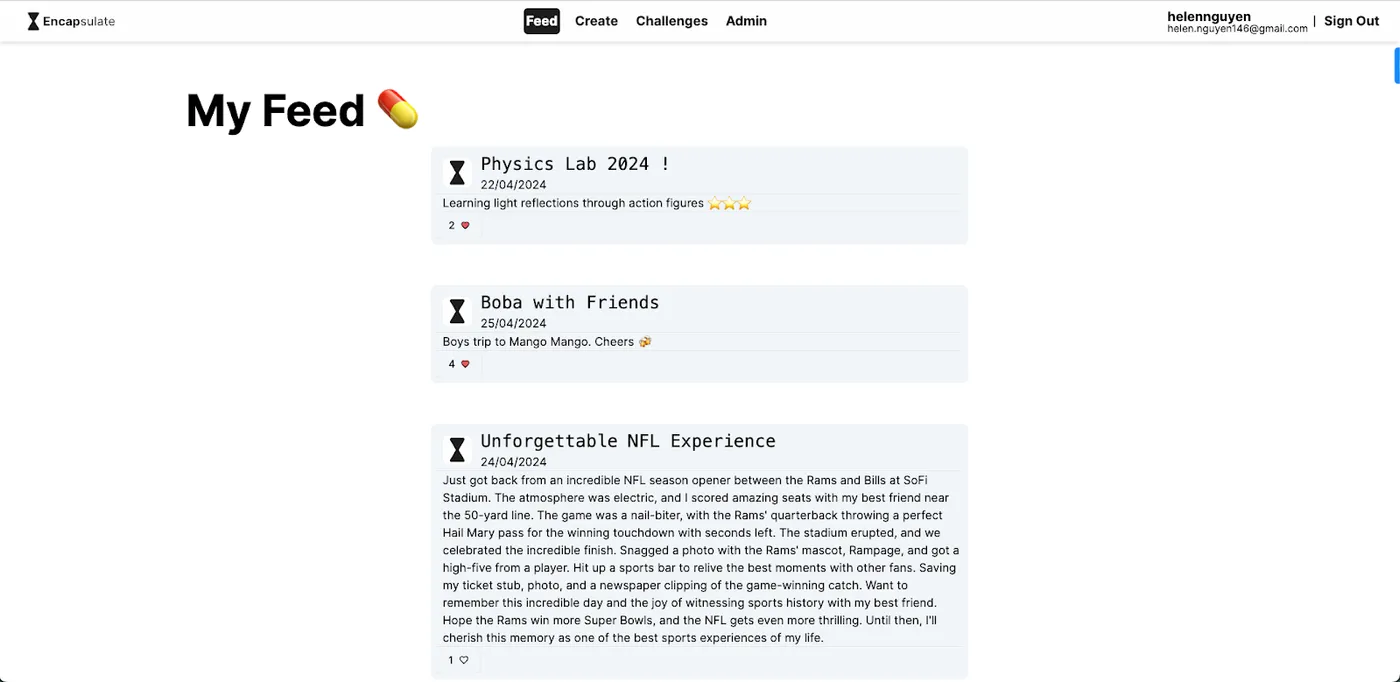 encapsulate project preview